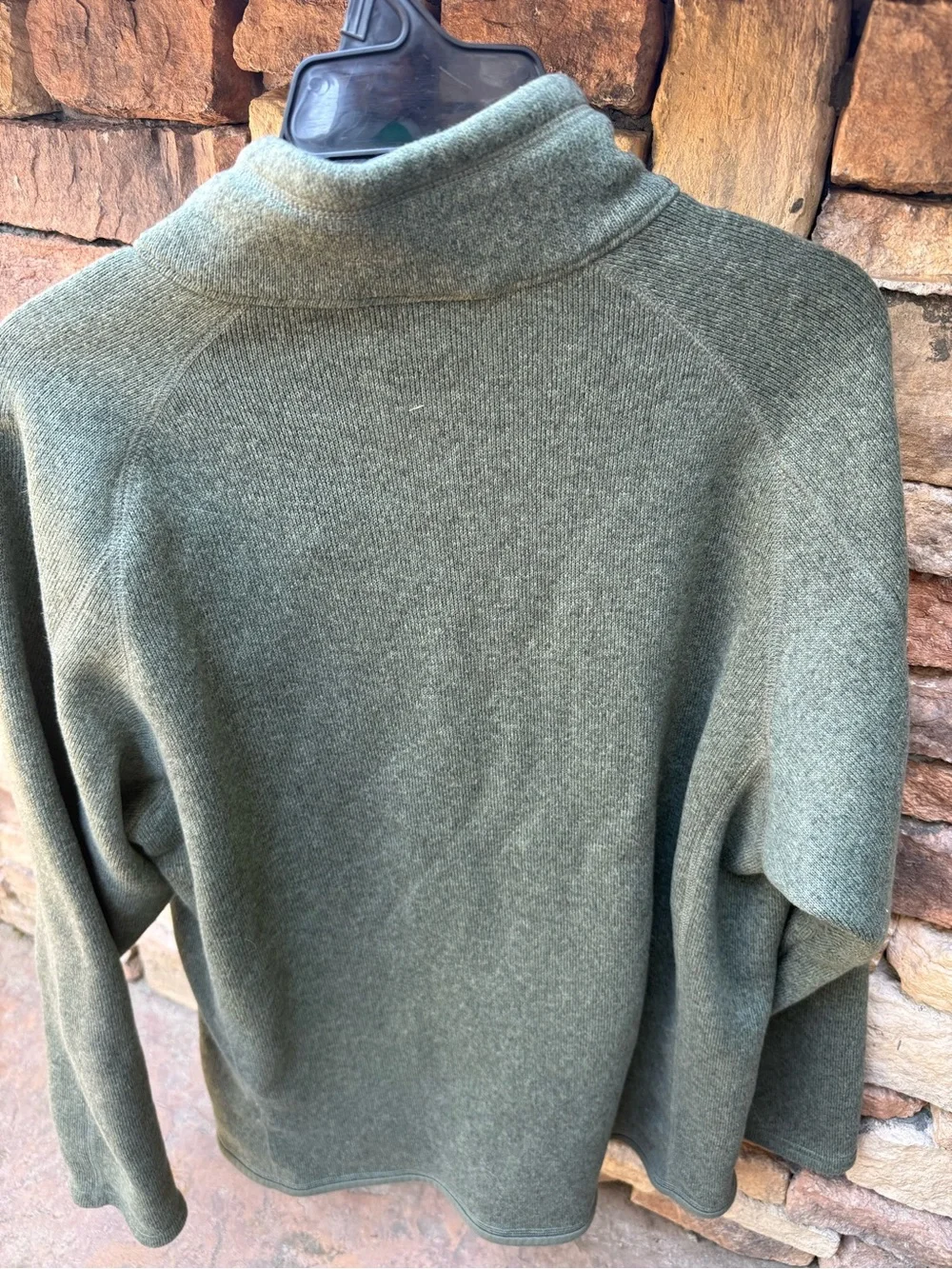 Patagonia Men’s Olive Green Zip-Up Better Sweater